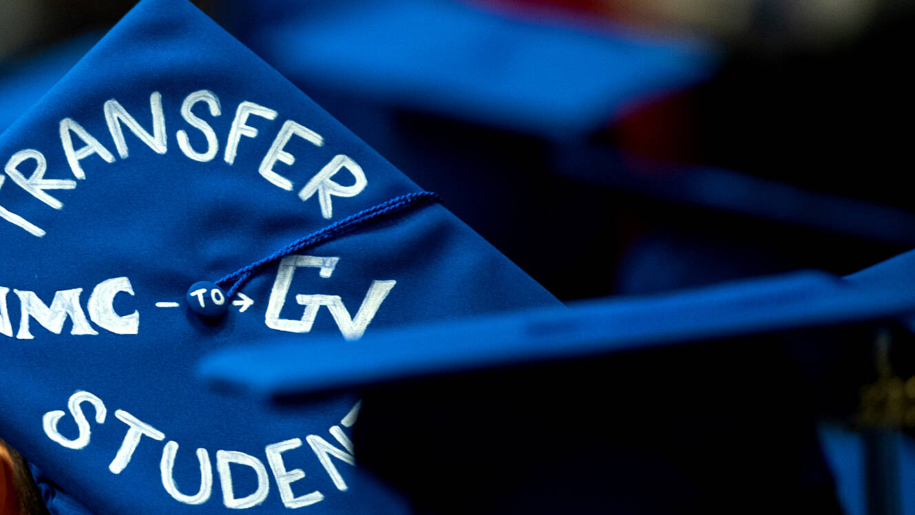 Transfer graduation cap